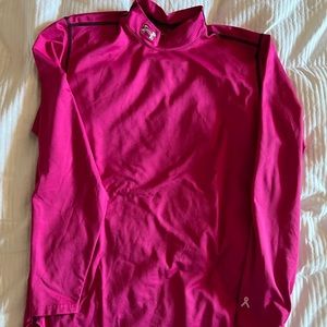 Under armour cold gear fitted mock turtle neck.